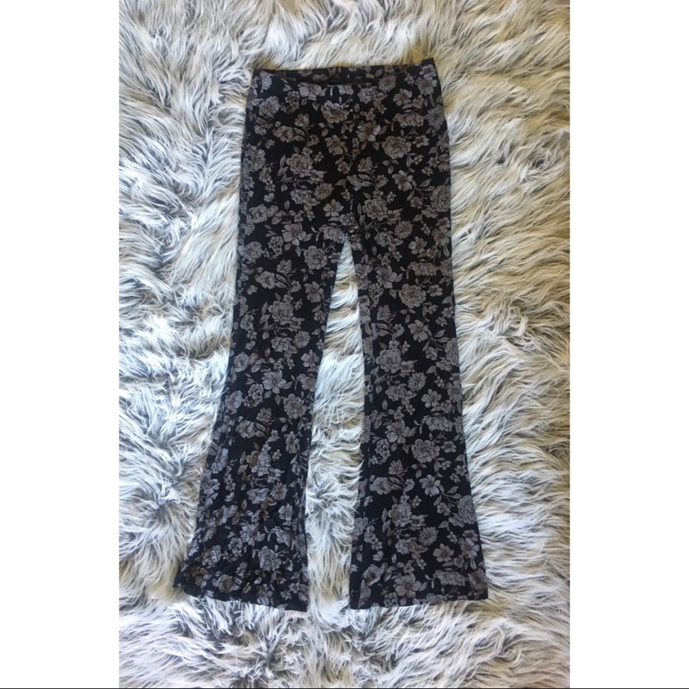 Black Flare Stretchy Pants